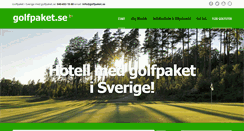 Desktop Screenshot of golfpaket.se