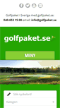 Mobile Screenshot of golfpaket.se