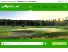 Tablet Screenshot of golfpaket.se