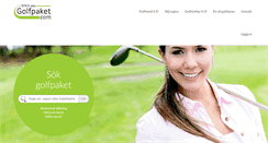 Desktop Screenshot of golfpaket.com